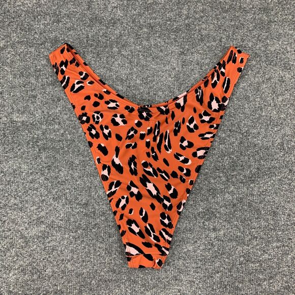 Fabletics Bikini Bottom Womens XL Extra Large Cheetah Noa High Cut Swim Brief - Picture 9 of 14